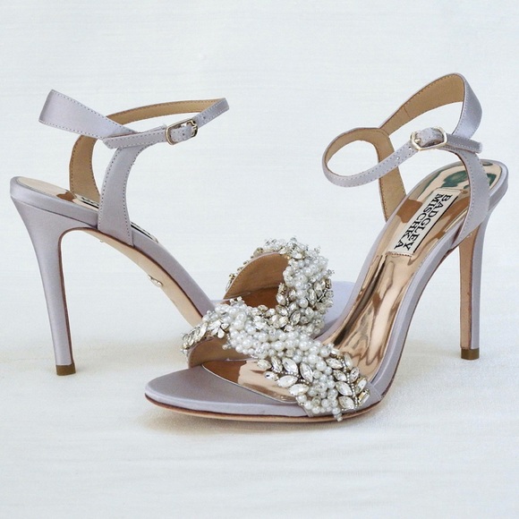 Badgley Mischka Katy Springtime Stiletto Lavende - Picture 3 of 9